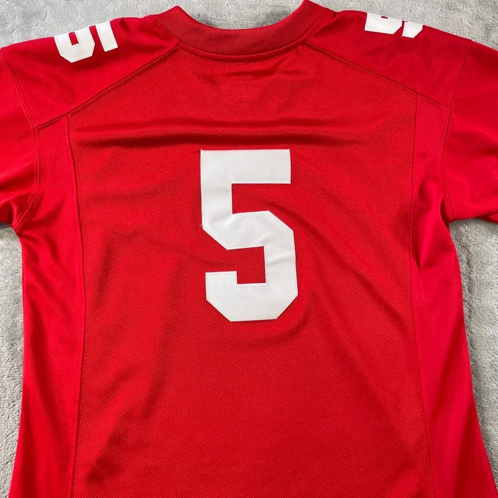 Ohio State Buckeyes Jersey Nike Mens Medium Red #5 Football NCAA College Fan